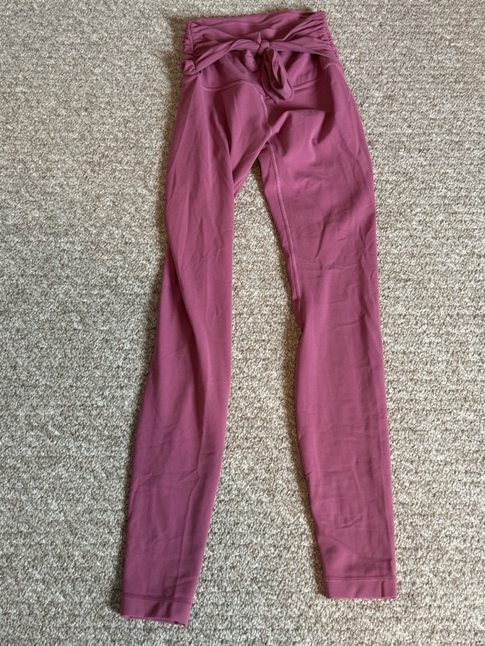 lululemon athletica Dusty Rose Tie-Waist Leggings